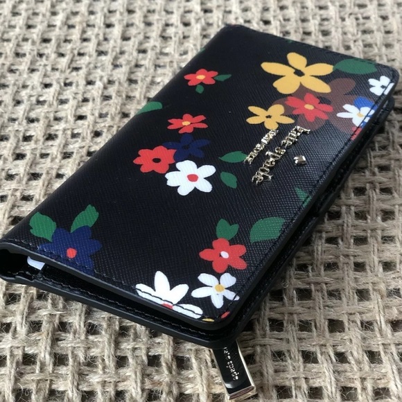 Shop for Christmas presents!  Kate spade bifold wallet staci sailing floral red - Picture 5 of 7